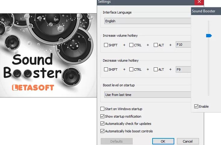 Sound Booster 1.11.0.514 & Clave de registro (Ultima versión)
