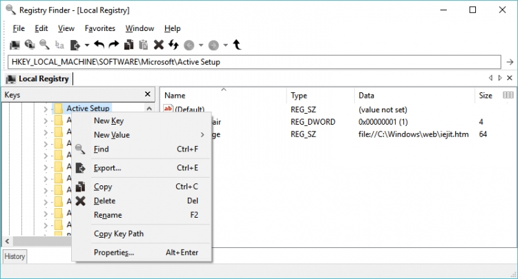 Registry Finder 2.37.1 para Windows (Ultima versión)