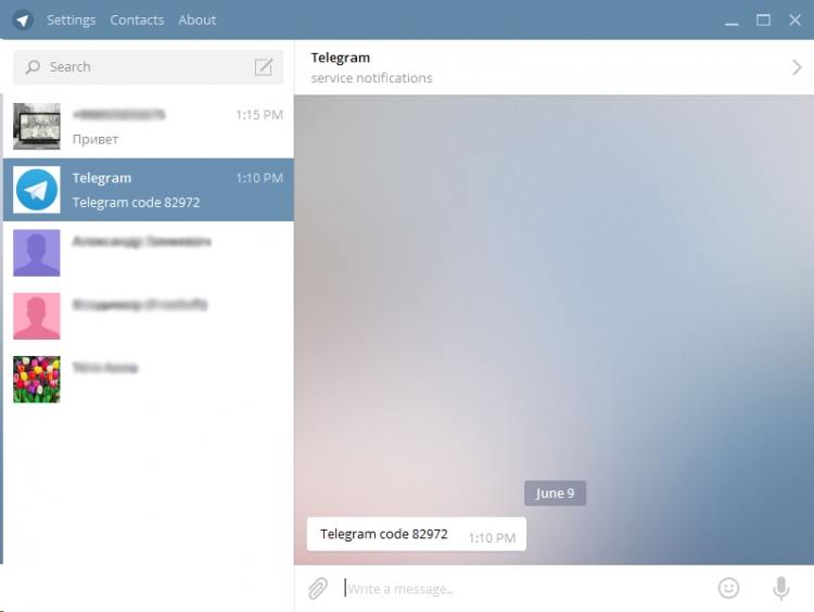 Telegram 4.10.2 for windows download
