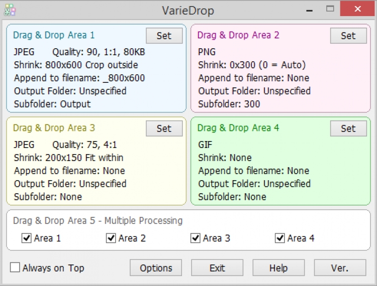 VarieDrop Portable 1.4.0.0 para Windows (Ultima versión)