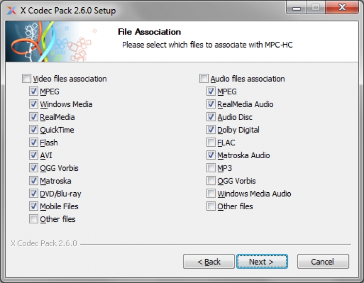 X Codec Pack (XP Codec Pack) 2.7.4 para Windows (Ultima versión)